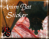 Anim Hanging Bat Sticker