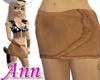 Cowgirl Suede Skirt