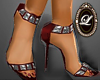 LIZ Gem heel red silv