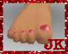 JK Fem Small Feet Red 1