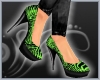 Pumps [green zebra]