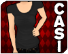 .C. Plain Black Tee