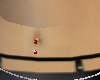 Valentine piercings red
