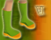 Green/Orange Boots