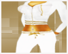 ~J~ Gold n white hoodie