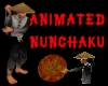 Animated Fire Nunchaku