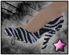 [N] Zebra Print Pumps