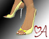 Lemon Yellow Slingback