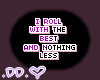 .DD. the best