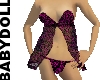 Black & Hotpink Lace