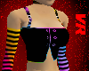 emo rainbow top