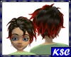 Damia Black w/Red Tips