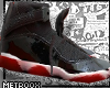 M|Blk/Red Jordan 6 Rings