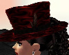 Vampire red silk hat
