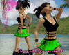 (DD) Green Punk Dress