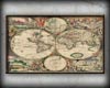 Old Map framed