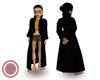 Black Fur Trenchcoat