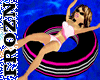 Pink~Black Pool Floatie