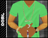 Light green vneck