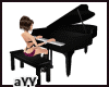 Anim piano black sound
