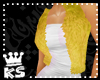 {K} Fur Vest Yellow