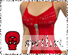 Red Designer top