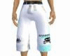 PUNKED SHORTS(WHITE)