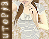 x.Uto|Grey.stripes&lace