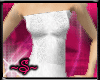 ~S~White wedding gown