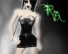 Royal BLK Cinched Dress