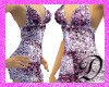 Purple techno Dress