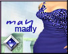 [M.M] Royal Blue Dress