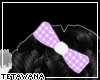 [T]ALICE Hair Bow Purple