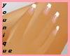 *Glossy French Manicure*
