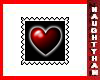(N) Heart-5 Stamp