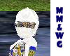 *MM* female white helmet
