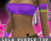 [V4NY] Lola Purple Top
