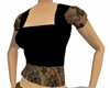 Black Lace Tank Top