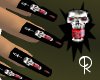 Fem Vamp Batskull Nails