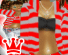 [LF] Red+Grey KingStripz