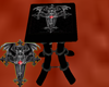 Goth Bat side table