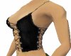 Leather string top