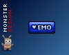 (BS) EMO glowing blue