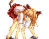 School girl kitty