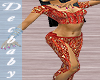 DB Ghagra Choli Red Star