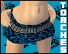 $ Leopard Punk Mini BLUE