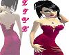 (L) sexy dress pink