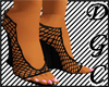 *DGC Fishnet wedges blk