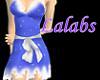Snowflakes dress (blue)