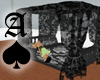 [AQS]Black bed W/ poses